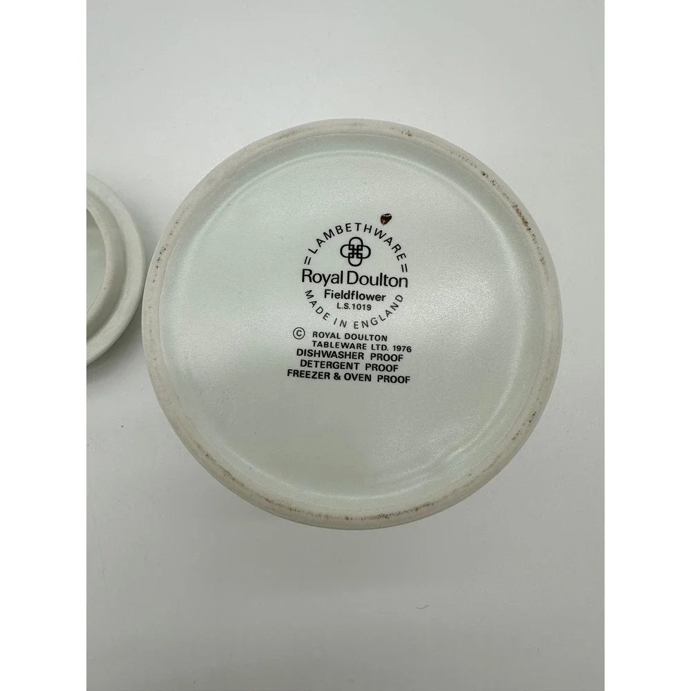 Royal‎ Doulton Canister Fieldflower Vintage Floral Poppy cottagecore VTG